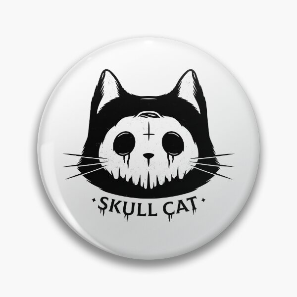 Item preview, Skull Cat designed and sold by AlundrART.