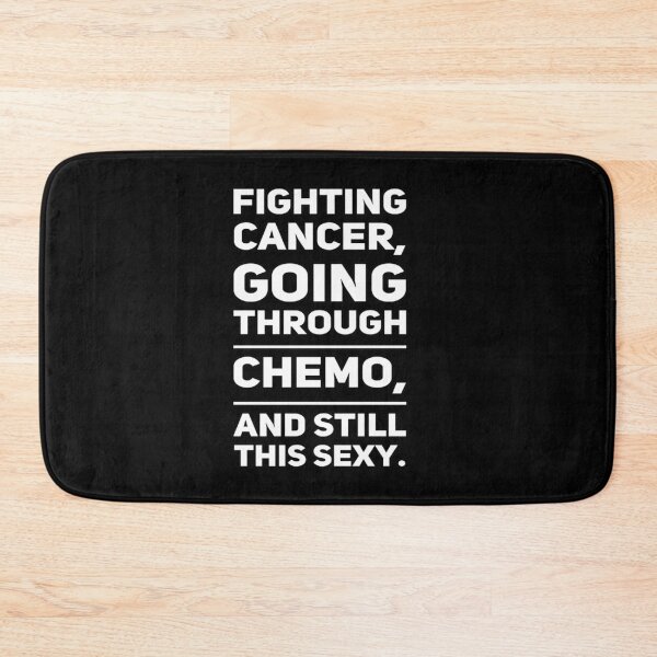 Item preview, Cancer with Funny Cancer Fighter Inspirational Quote designed and sold by MillanMarketing.