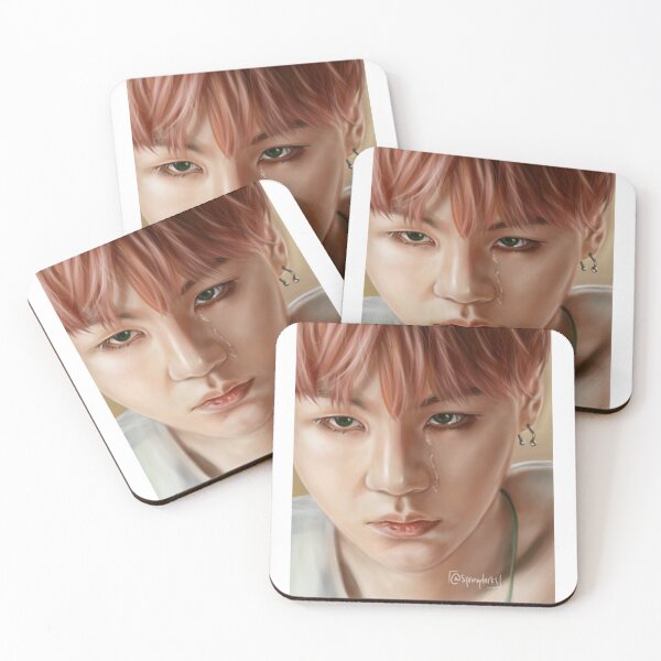 Item preview, BTS SUGA Fanart designed and sold by Springethereal.