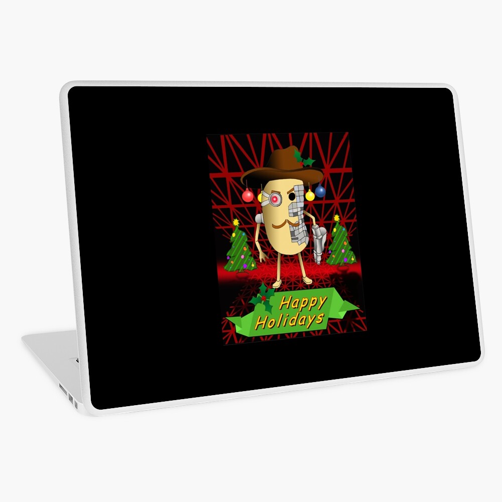 Mr P Piggy Roblox Christmas Laptop Skin By Freedomcrew Redbubble - skins de halloween piggy roblox