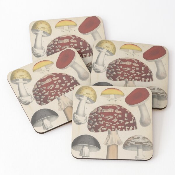 Item preview, Naturalist Mushrooms designed and sold by BlueSpecsStudio.