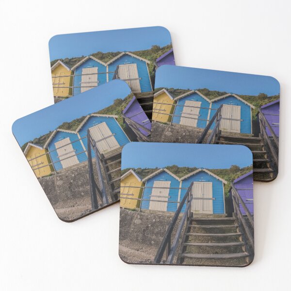 Item preview, Fisheye view of colourful beach huts on Cromer seafront designed and sold by yackers1.