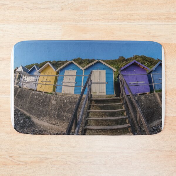 Item preview, Fisheye view of colourful beach huts on Cromer seafront designed and sold by yackers1.