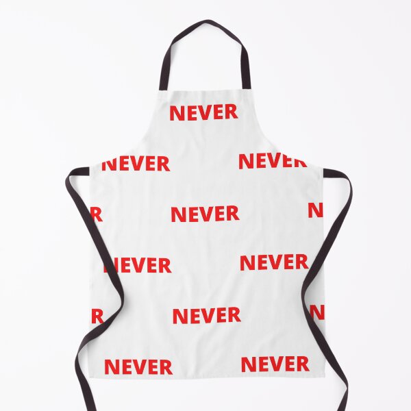 Item preview, never red logo designed and sold by DZYONA.