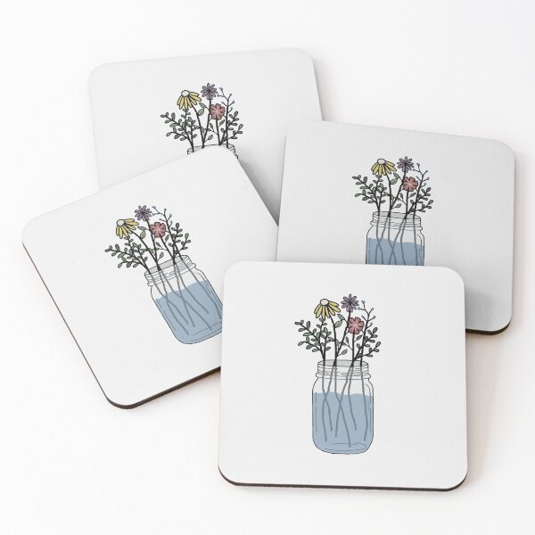 Item preview, flowers in jar designed and sold by designsbysoph-.