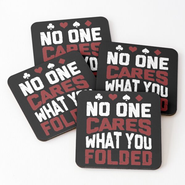 Item preview, No One Cares What You Folded - Funny Poker Gift - Poker Player - Vegas designed and sold by Printedpath.