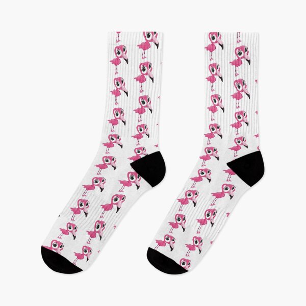 Item preview, pink flamingo illustration, Those Funny Flamingos Cartoon, flamingo designed and sold by Halalolo.