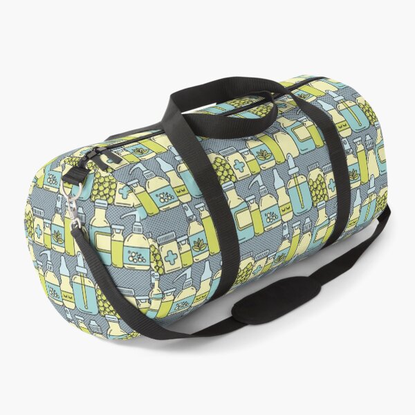 Item preview, Green pharmacy bottles pattern designed and sold by Eenig.