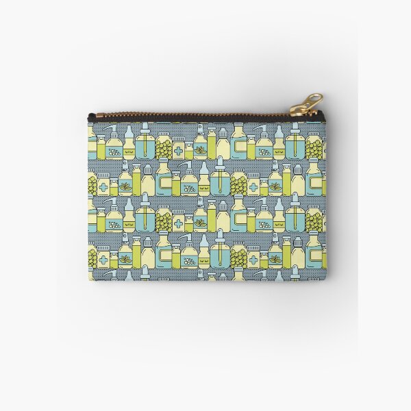 Item preview, Green pharmacy bottles pattern designed and sold by Eenig.