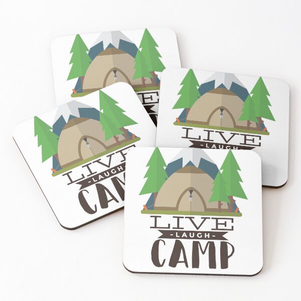 Item preview, Live, laugh, camp designed and sold by CreationFirm.