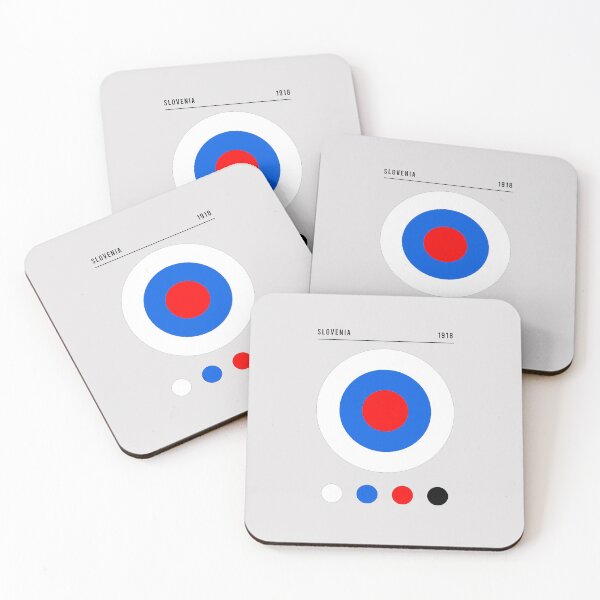 Item preview, Bauhaus Inspired Slovenia Flag designed and sold by Boxing Kangaroo Retail Company.