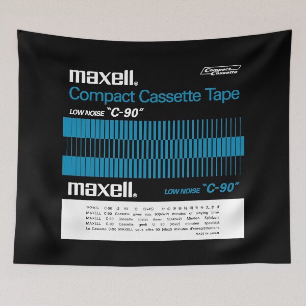 Item preview, C90 AUDIO CASSETTE TAPE - INSERT (1980s) designed and sold by ThrowbackAds.