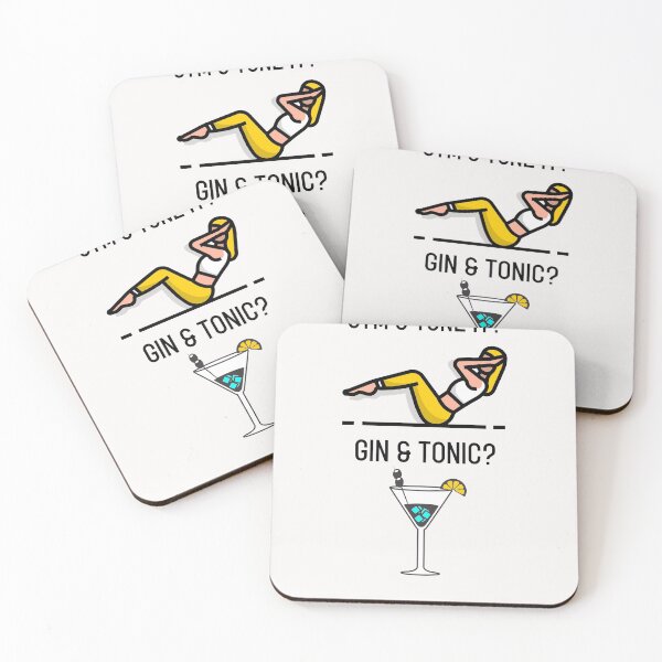 Item preview, Gym & Tone It - Gin and Tonic designed and sold by Alpineocean.