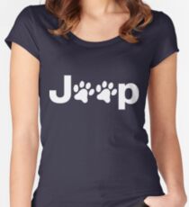 Jeep Paws Women's Fitted Scoop T-Shirt