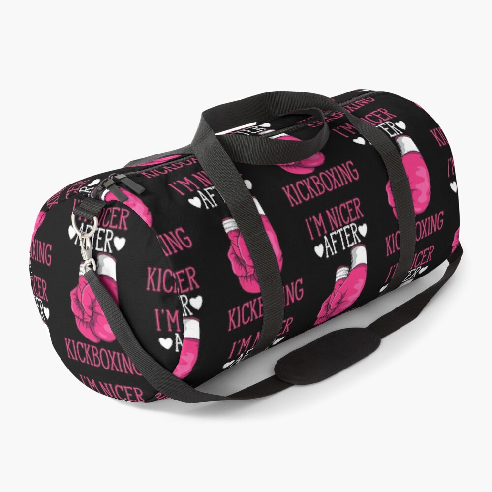 Funny Kickboxing Martial Arts Gift For Kickboxer Duffle Bag