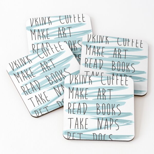 Item preview, Drink coffee, make art, read books, take naps... designed and sold by printinglife.