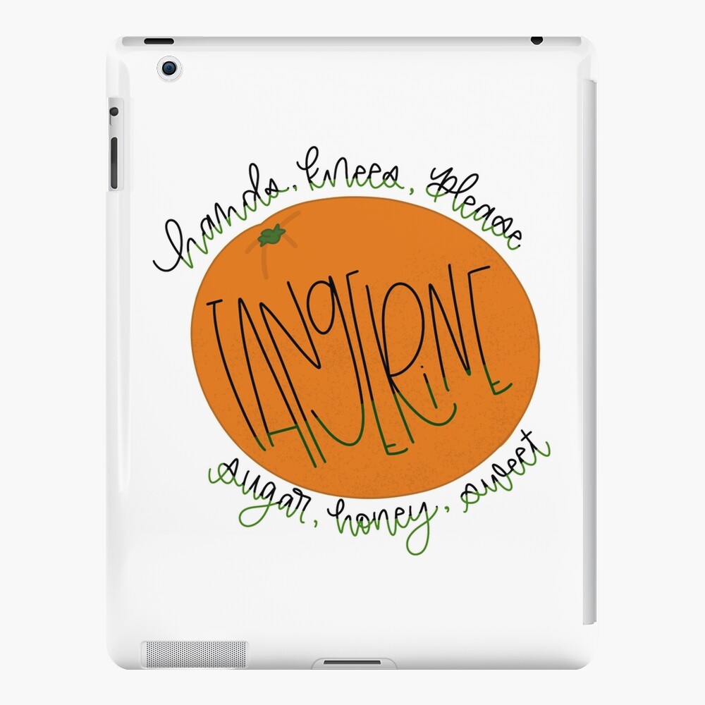 Glass Animals Tangerine Lyrics Ipad Case Skin By Sophiescomet Redbubble