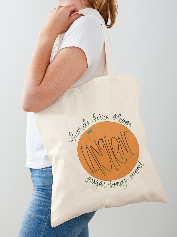 Glass Animals Tangerine Lyrics Tote Bag By Sophiescomet Redbubble