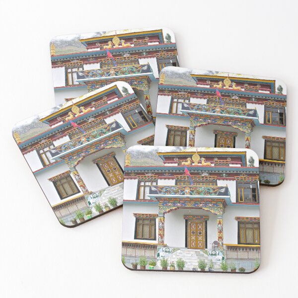 Item preview, Picturesque Himalayan Buddhist Temple Facade, Himalaya India designed and sold by worldways.