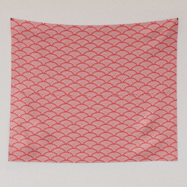 Item preview, Red Wave Pattern designed and sold by pbbm.