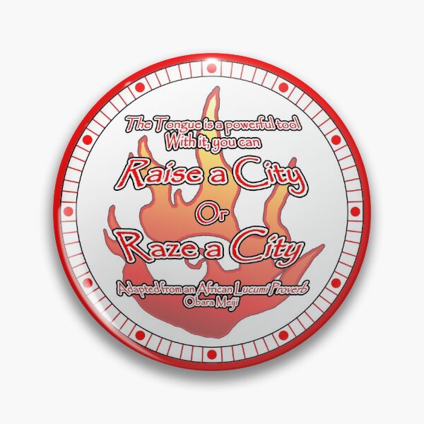 Item preview, Odu Proverbs: Obara Meiji- The Tongue is Fire (Red) designed and sold by foxandtigersden.