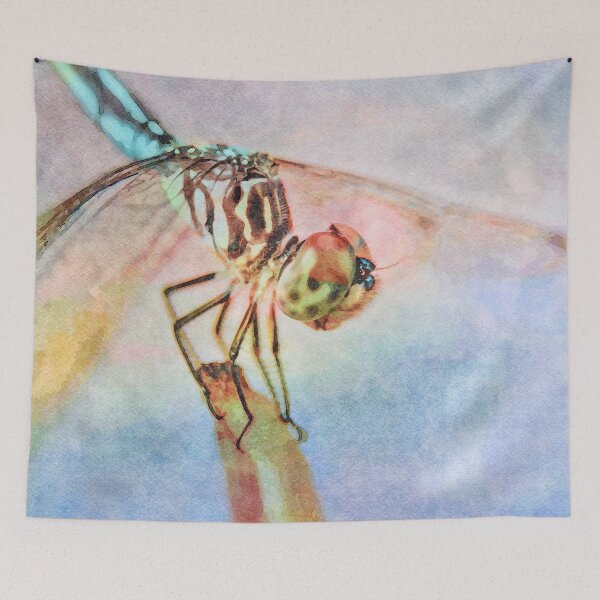 Item preview,  Colorful Dragonfly Watercolor Art Painting designed and sold by DebiPhillips.