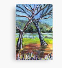 Sketching Trees Canvas Print