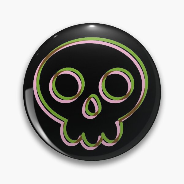 Item preview, Dimension Skull - Regret Nothing (Green Pink) designed and sold by samblackmore.