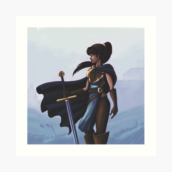 Swordswoman Art Prints | Redbubble