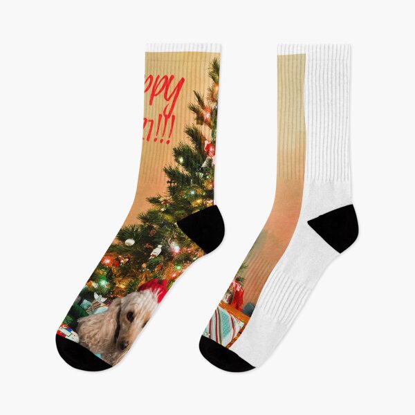 Item preview, Merry Christmas and Happy 2021 with dog designed and sold by My-Queens-Store.