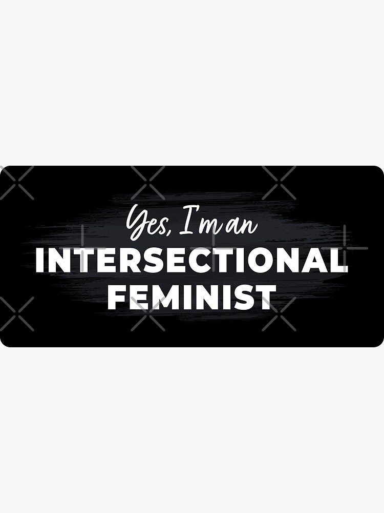 Intersectional Feminist Lettering Intersectionality Sticker For Sale By Avantgirl Redbubble 2121