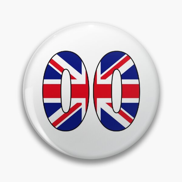 Item preview, Number 00 with UK flag on the background designed and sold by AllShirts21.