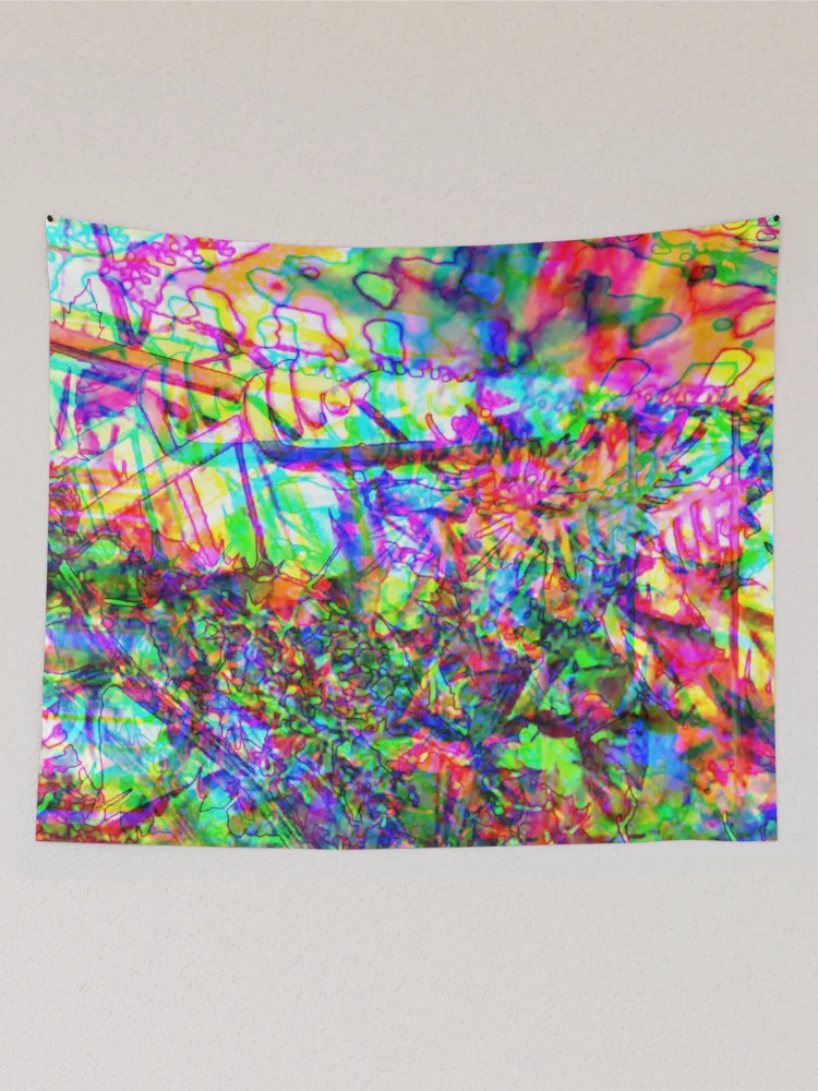 Thumbnail 2 of 3, Tapestry, Watercolour Splash designed and sold by DesignsofNote.