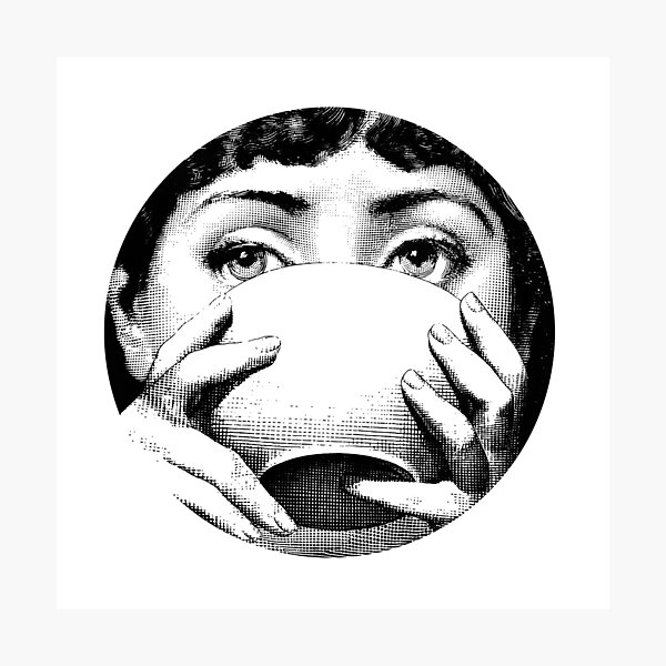 Lina Cavalieri Pop Art Fornasetti girl Photographic Print