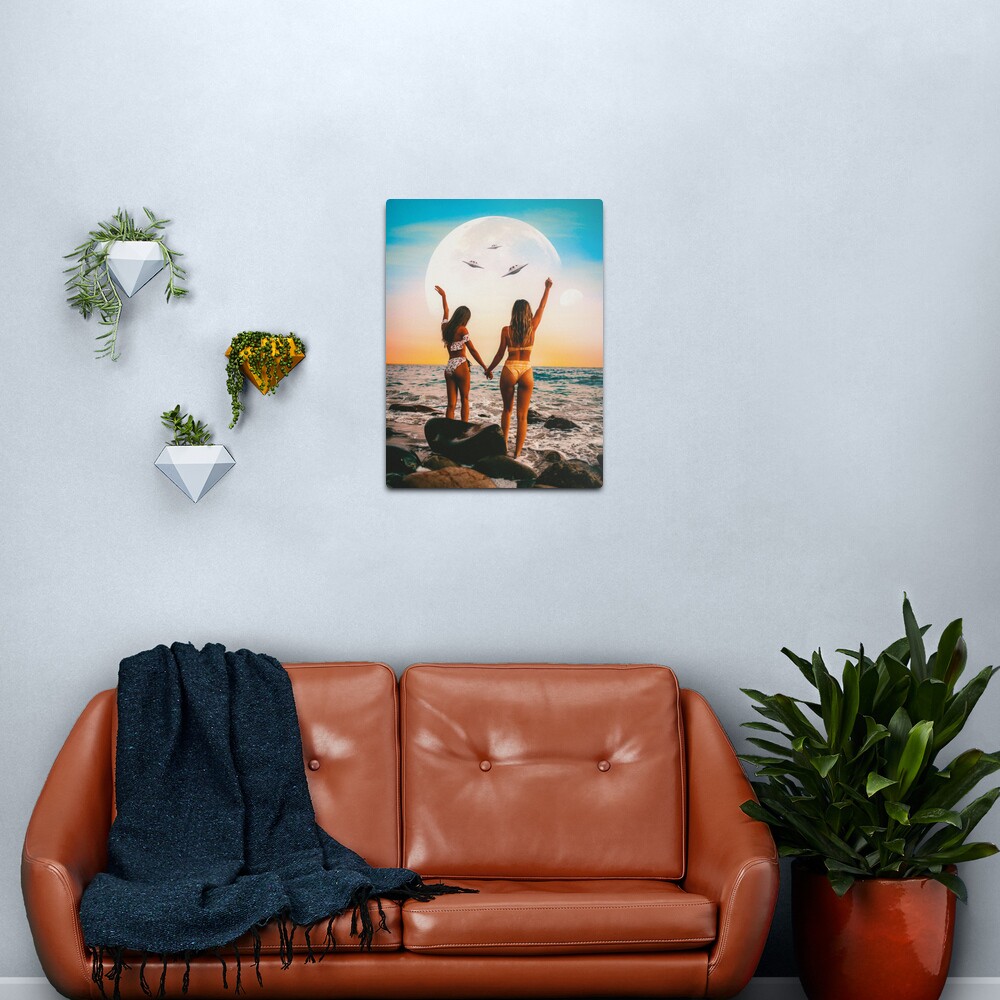 Here We Are, UFO! Metal Print