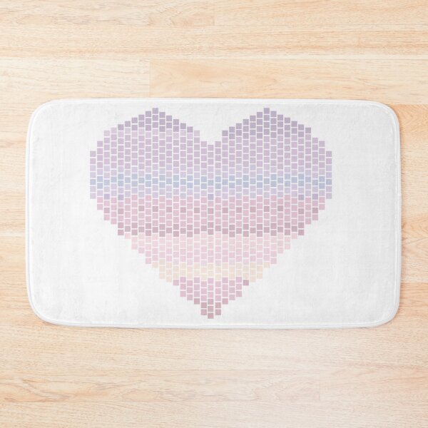 Item preview, Corazón pixelado en colores pastel designed and sold by printinglife.