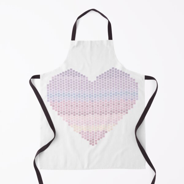 Item preview, Corazón pixelado en colores pastel designed and sold by printinglife.