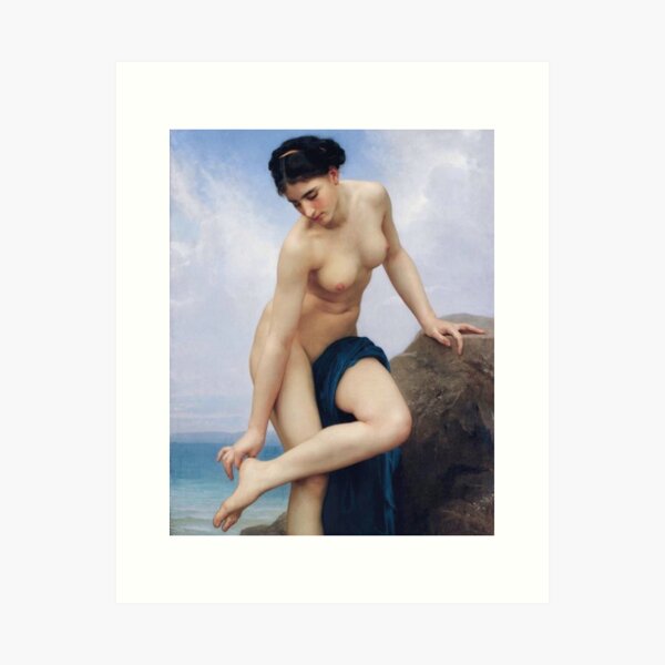 Item preview, Young woman bathing Bouguereau designed and sold by ocd-dot.