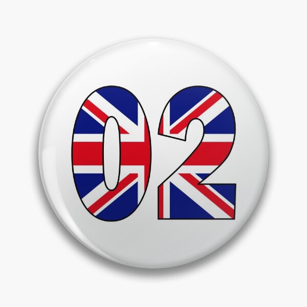 Item preview, Number 02 with UK flag on the background designed and sold by AllShirts21.