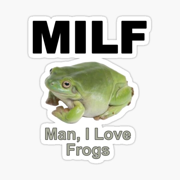 MILF Frog Sticker
