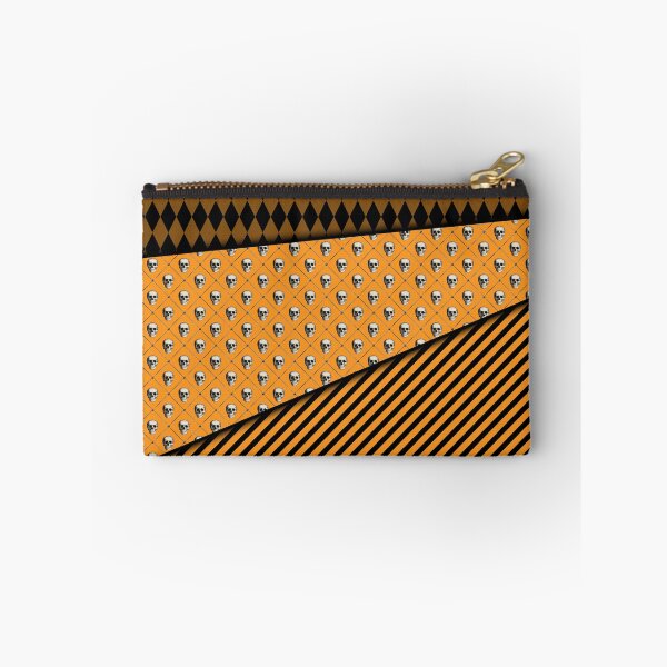Item preview, Halloween Skull Stripe Argyle Orange and Black designed and sold by ChicagoIndigo.