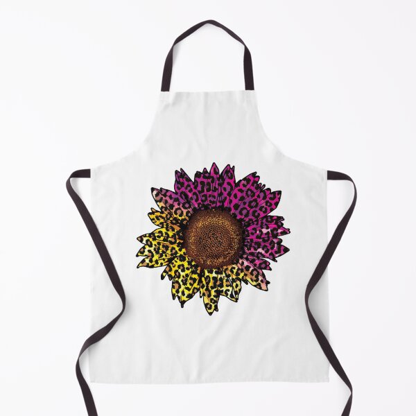 Item preview, Pink and yellow Leopard Animal Print Sunflower designed and sold by DigitalPie.