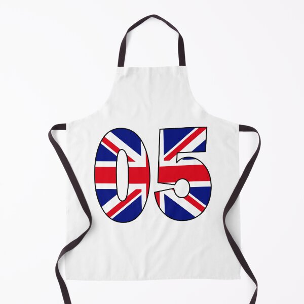 Item preview, Number 05 with UK flag on the background designed and sold by AllShirts21.