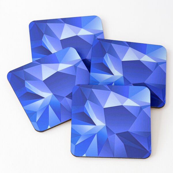 Item preview, Geometric Shapes in Electric Blue designed and sold by WisdomInspired.