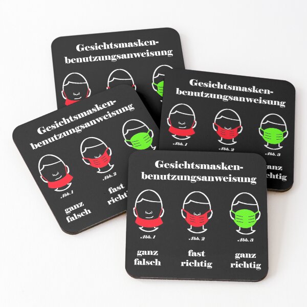 Item preview, Gesichtsmaskenbenutzungsanweisung - design by Anne Schuettelspeer designed and sold by schuettelspeer.