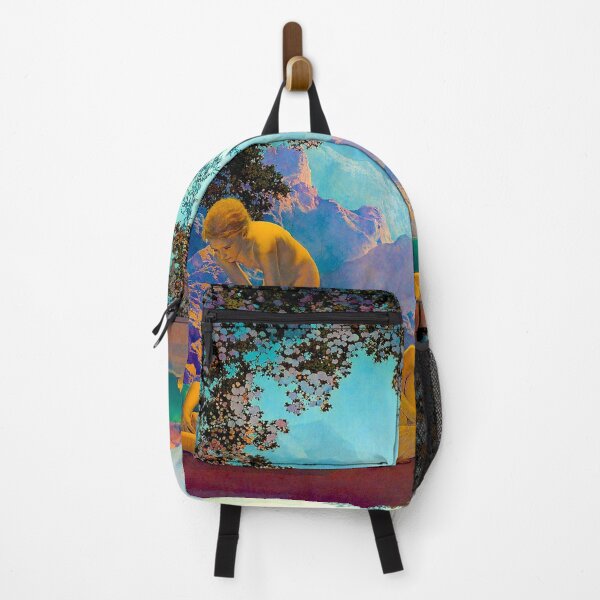 Item preview, Daybreak- Maxfield Parrish, Surreal, Psychedelic 1920s Painting designed and sold by OceanSand.
