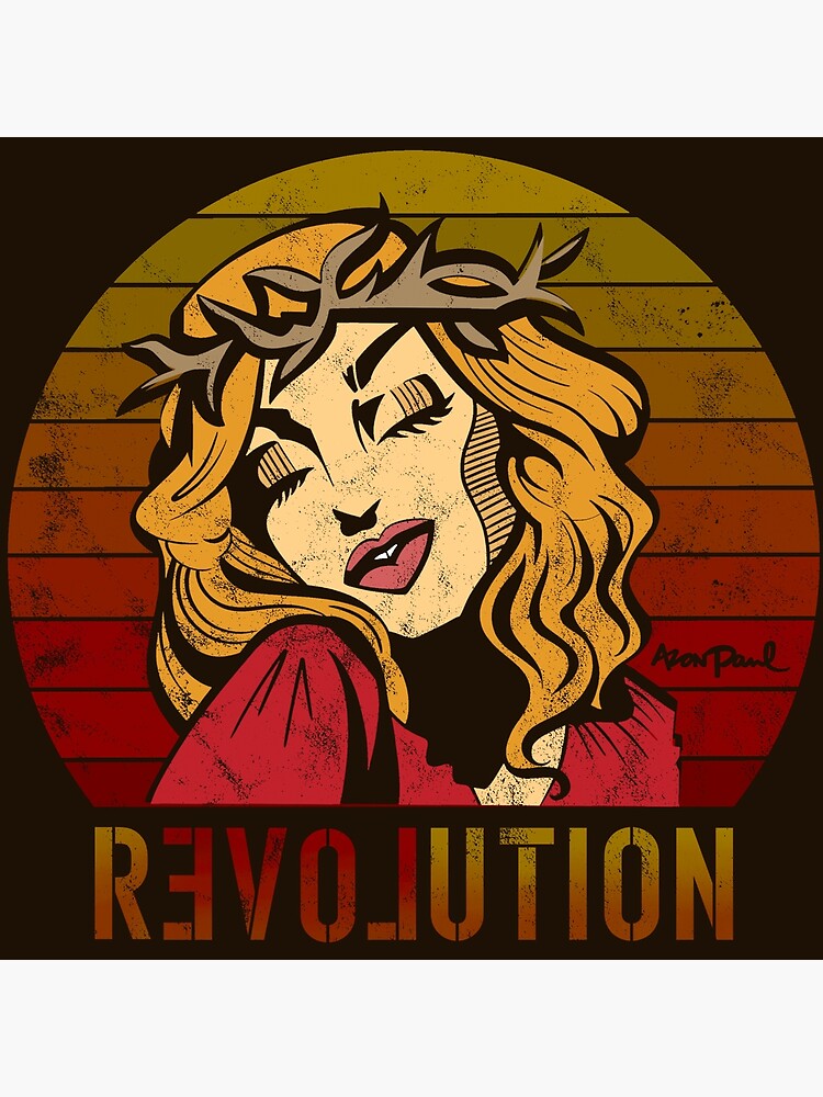 Thumbnail 3 of 3, Art Print, Our Lady Revolution by Alon Paul designed and sold by alonicaink.