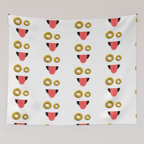 Item preview, Funny Face with gold donut eyes  designed and sold by Onestopcuteness.