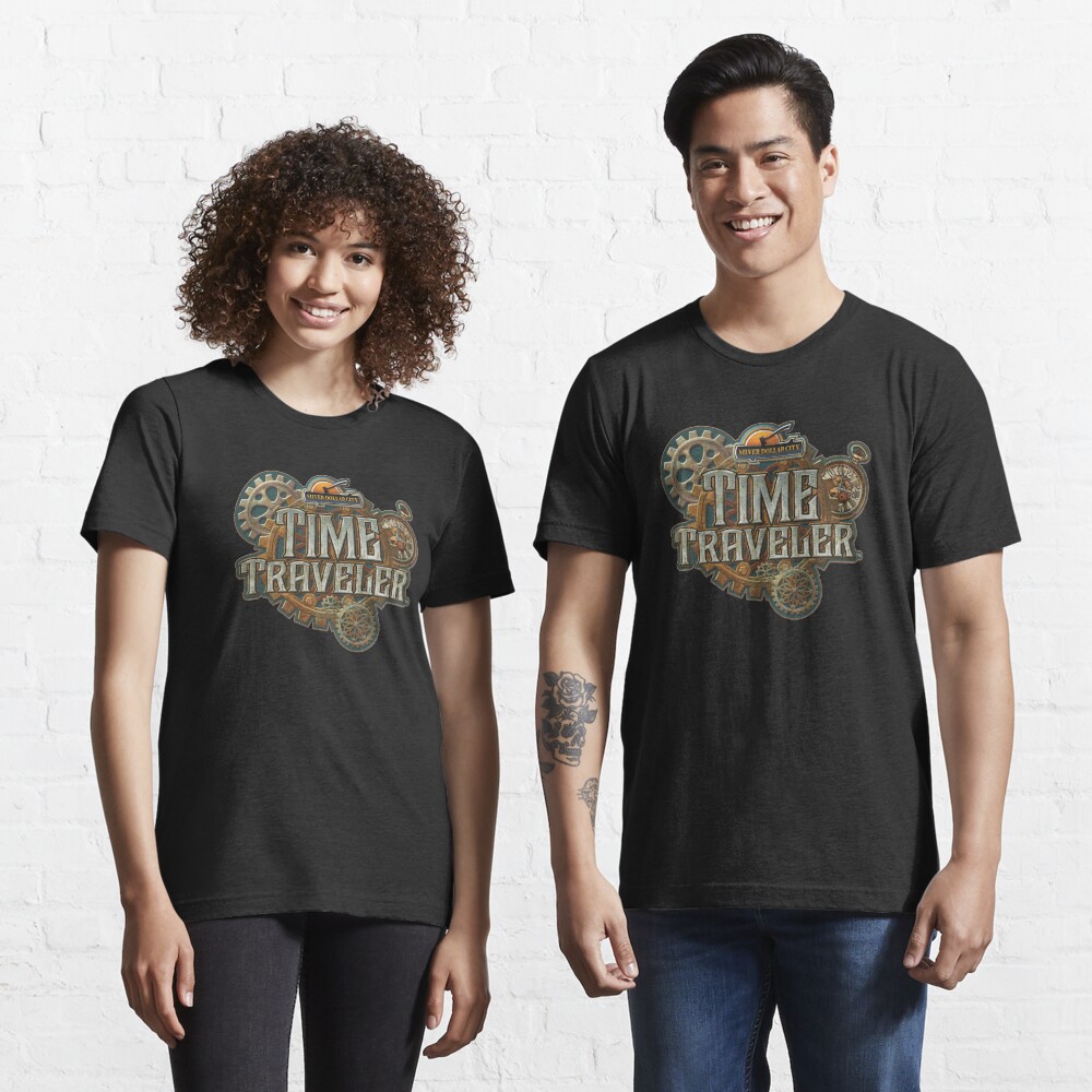 "Time Traveler Silver Dollar City" Tshirt by CoasterShirts Redbubble