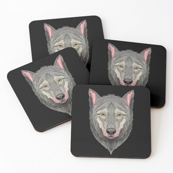 Item preview, Cute Wolf Illustration designed and sold by basselelkadi.